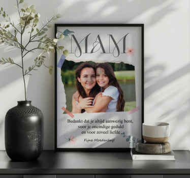 Mamma evenementen poster - TenStickers