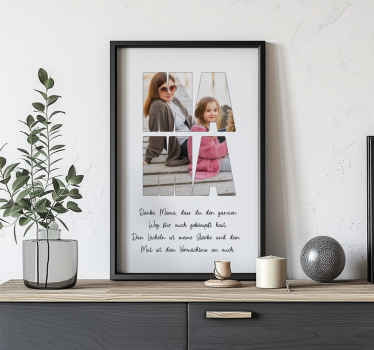 Poster sonstige Events danke dir mama - TenStickers