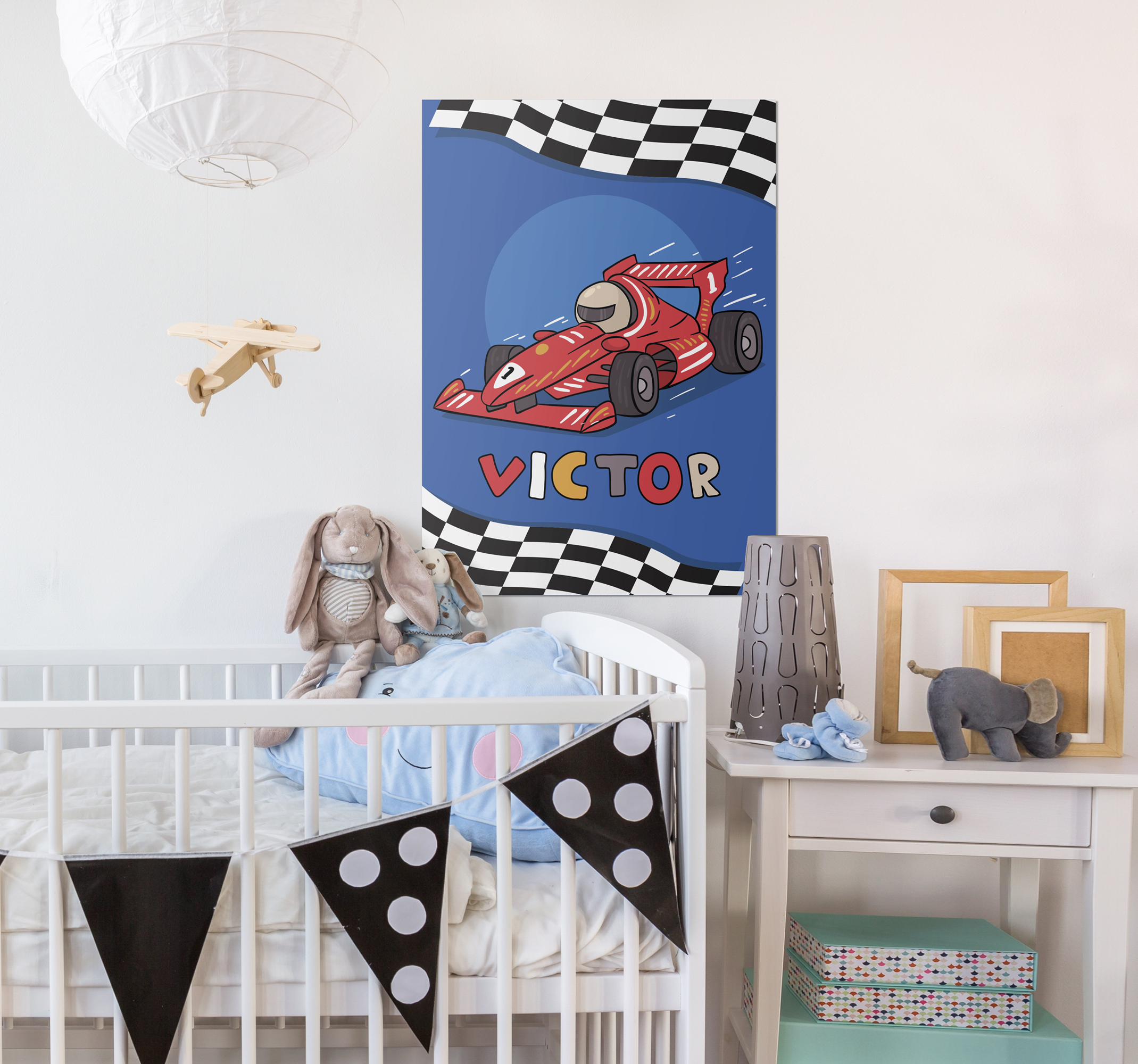 Póster fórmula 1 infantil