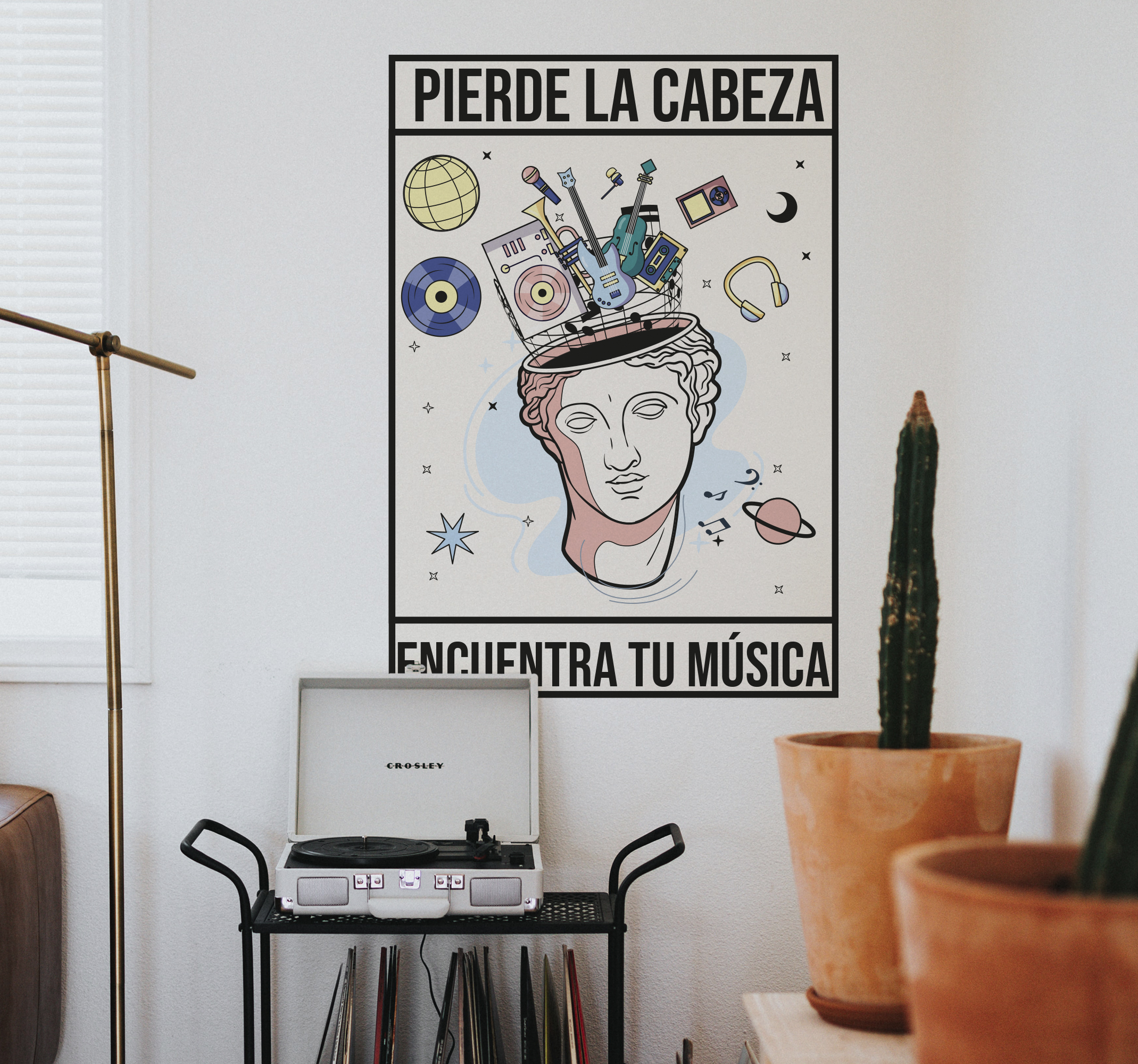 Poster Pierde la cabeza encuentra tu música