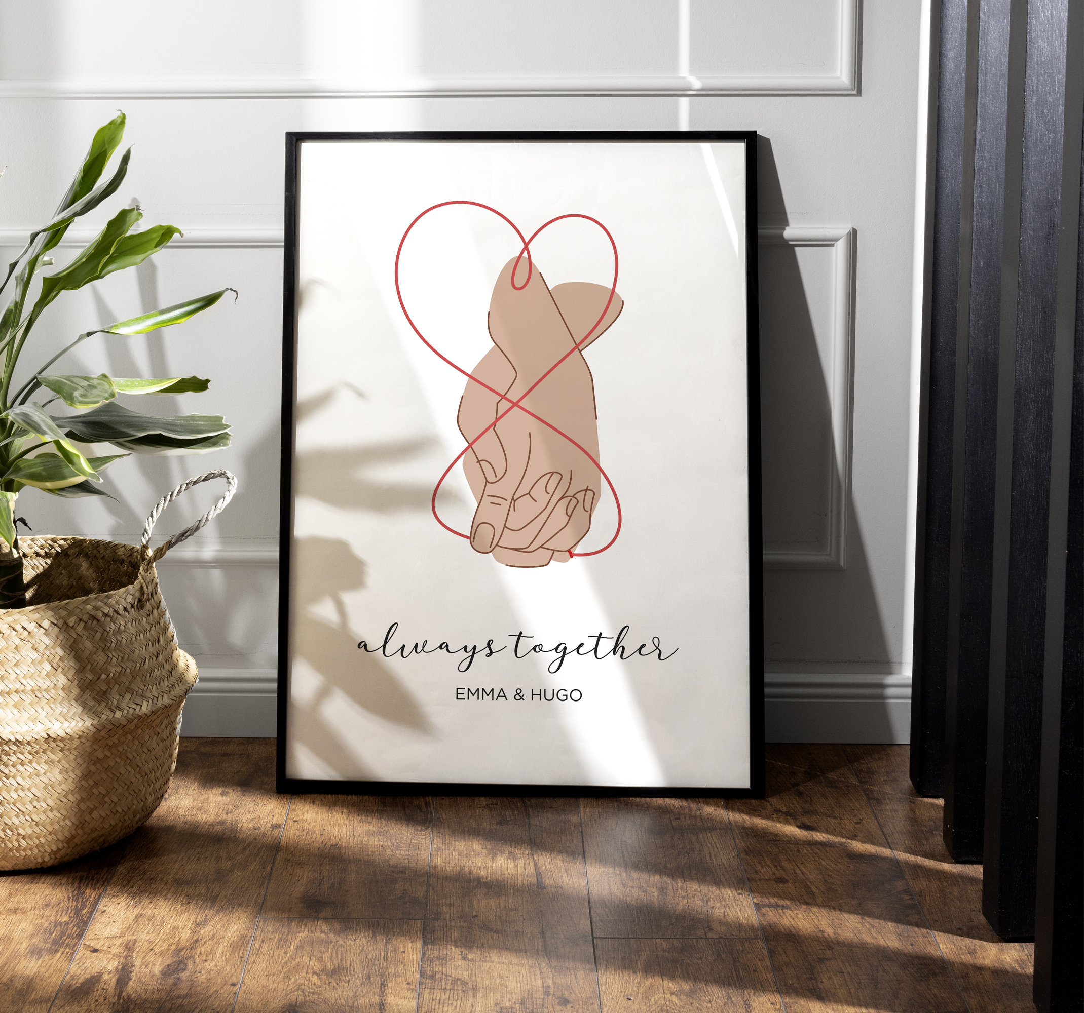 Poster dormitorio matrimonio always together