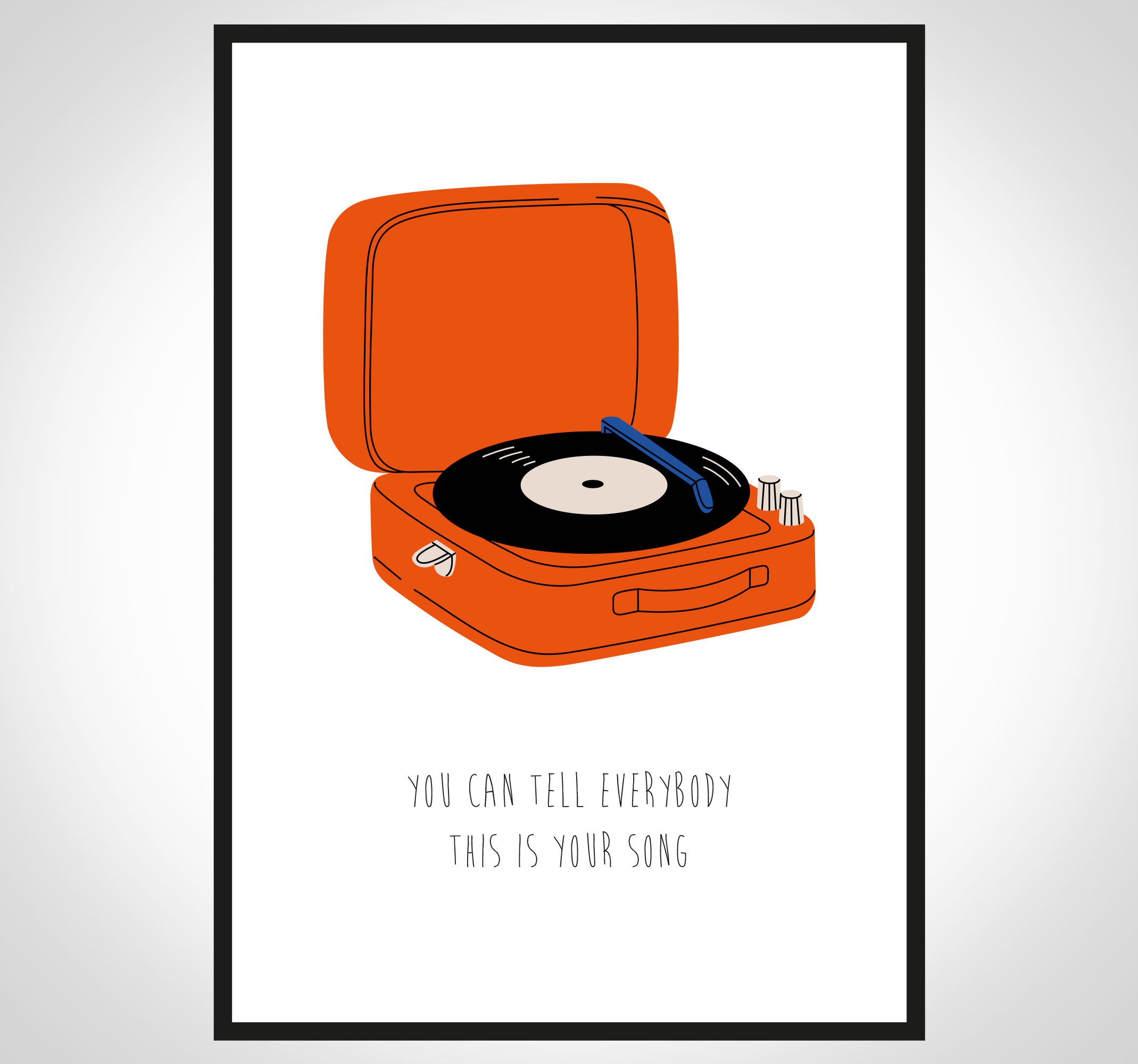 Esta es tu canción poster salón