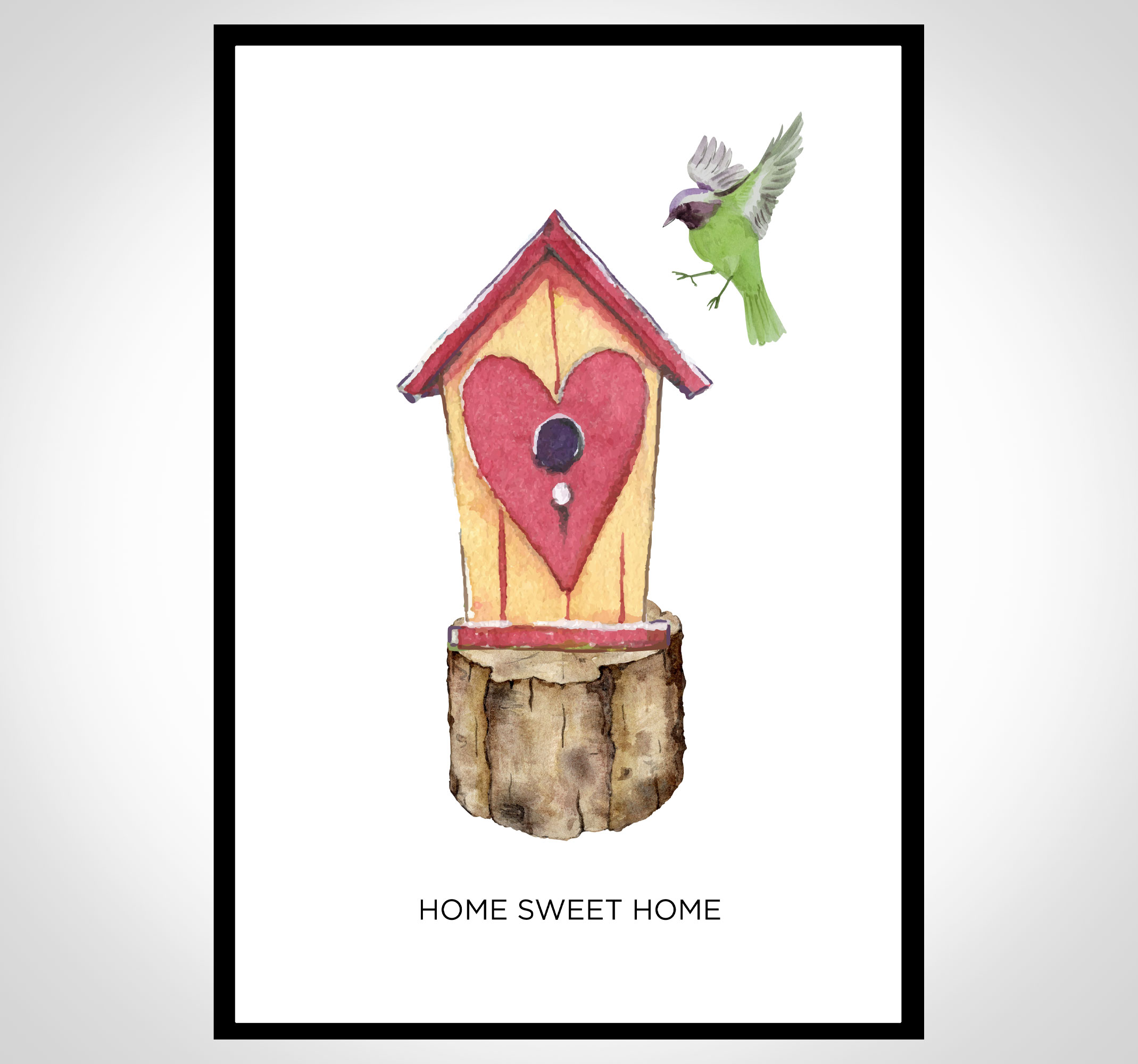 Poster salón home sweet home