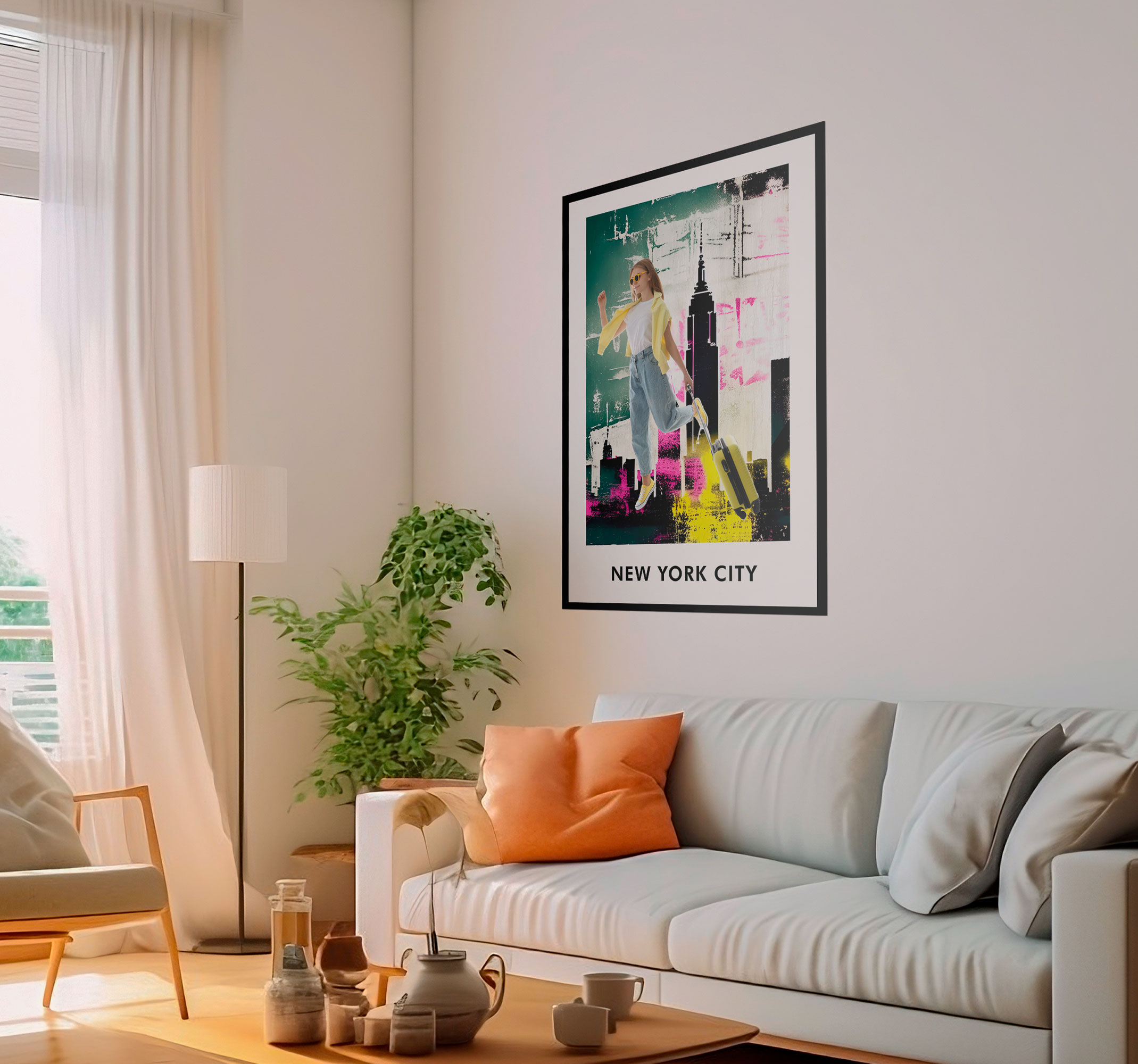 Poster salón ciudad de Nueva York