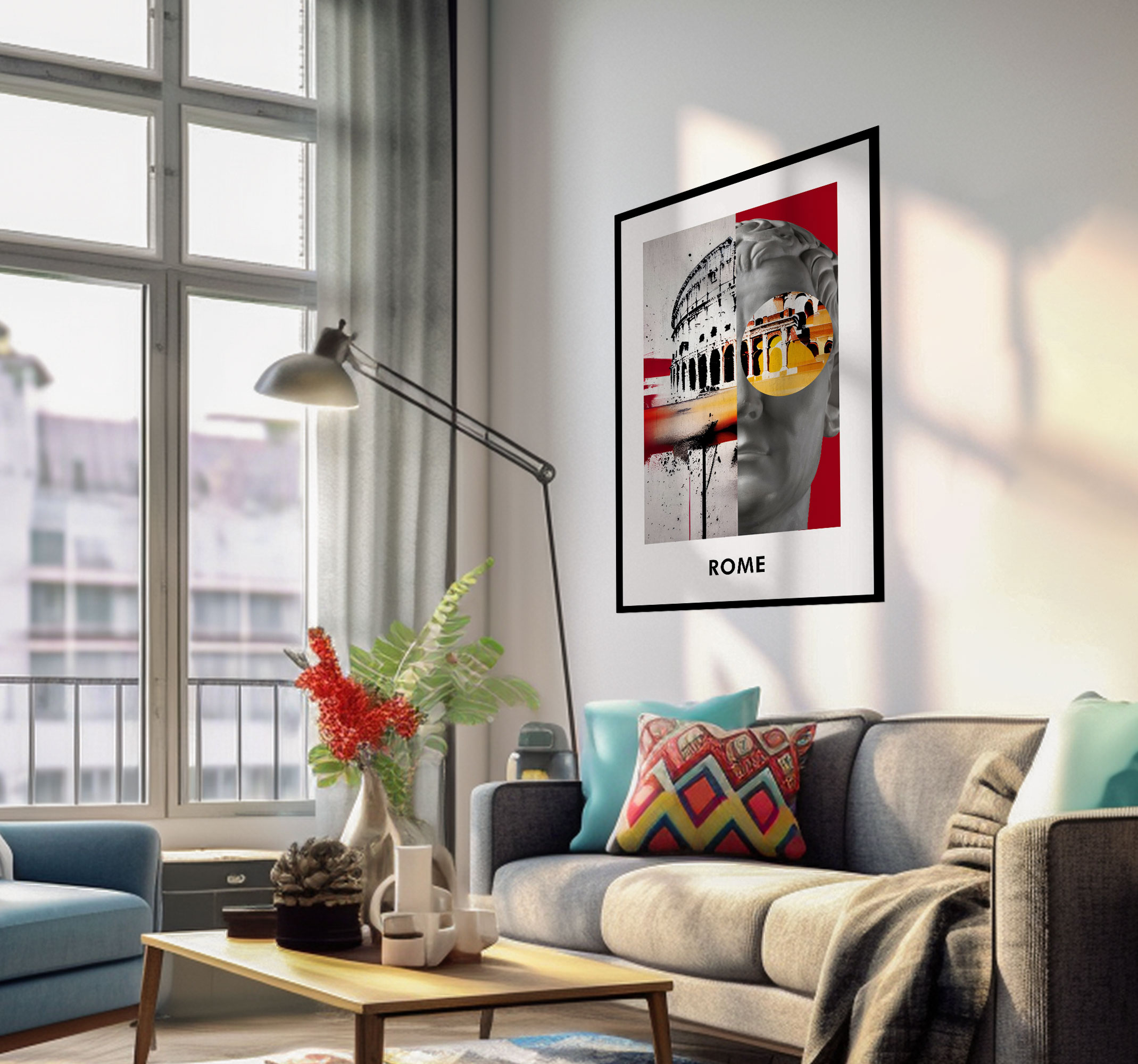 Poster salón ciudad de Roma