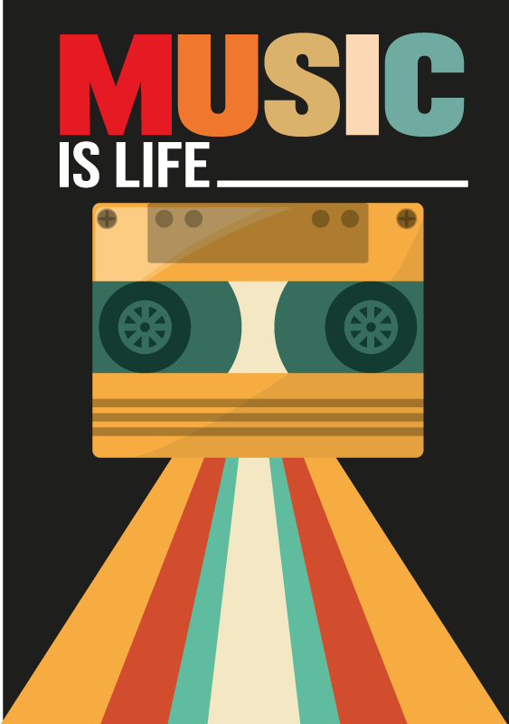 cool music poster designs