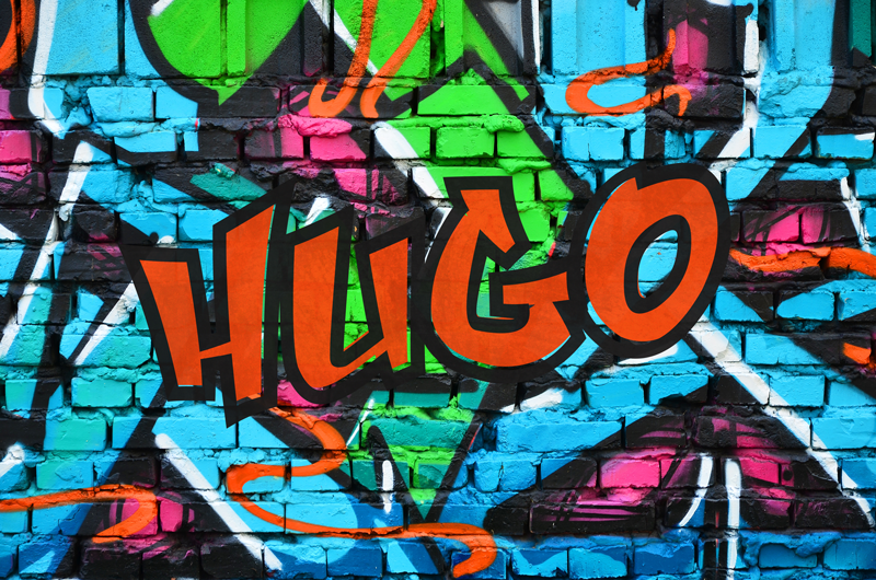 Poster con nome personalizzato stile graffito - TenStickers