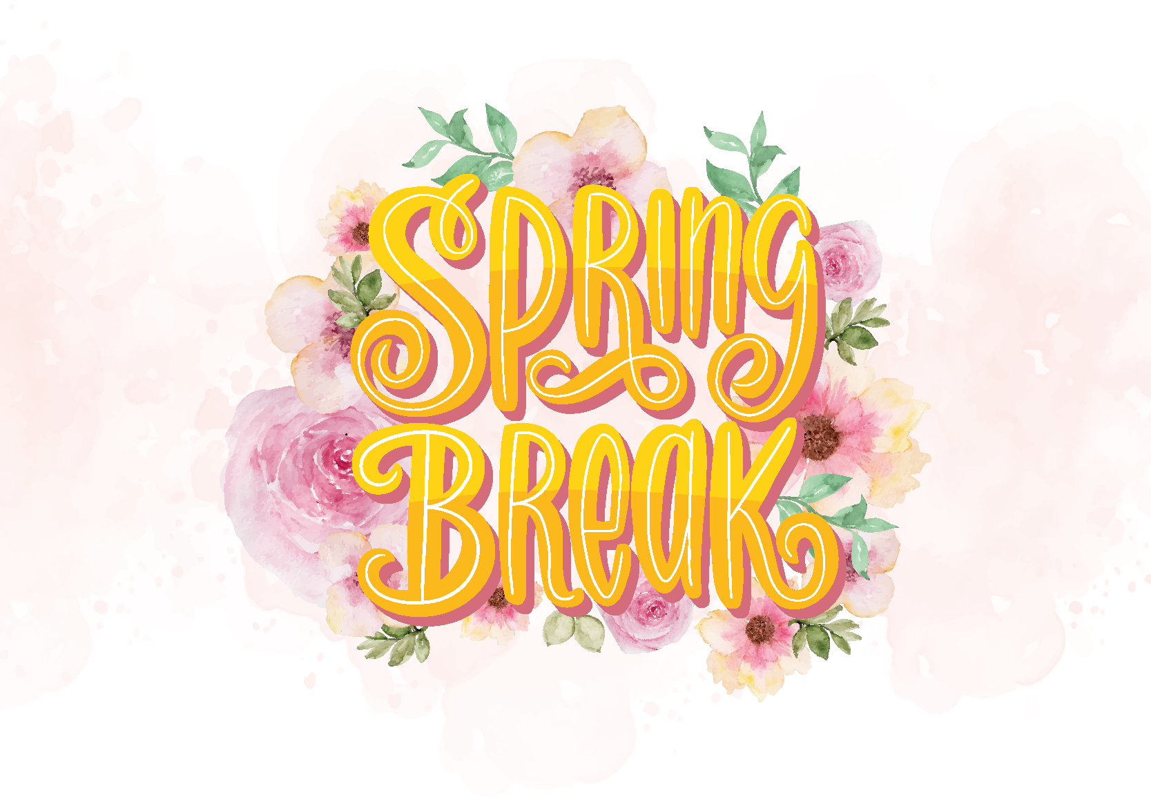 Blumenposter frühlingsferien - TenStickers
