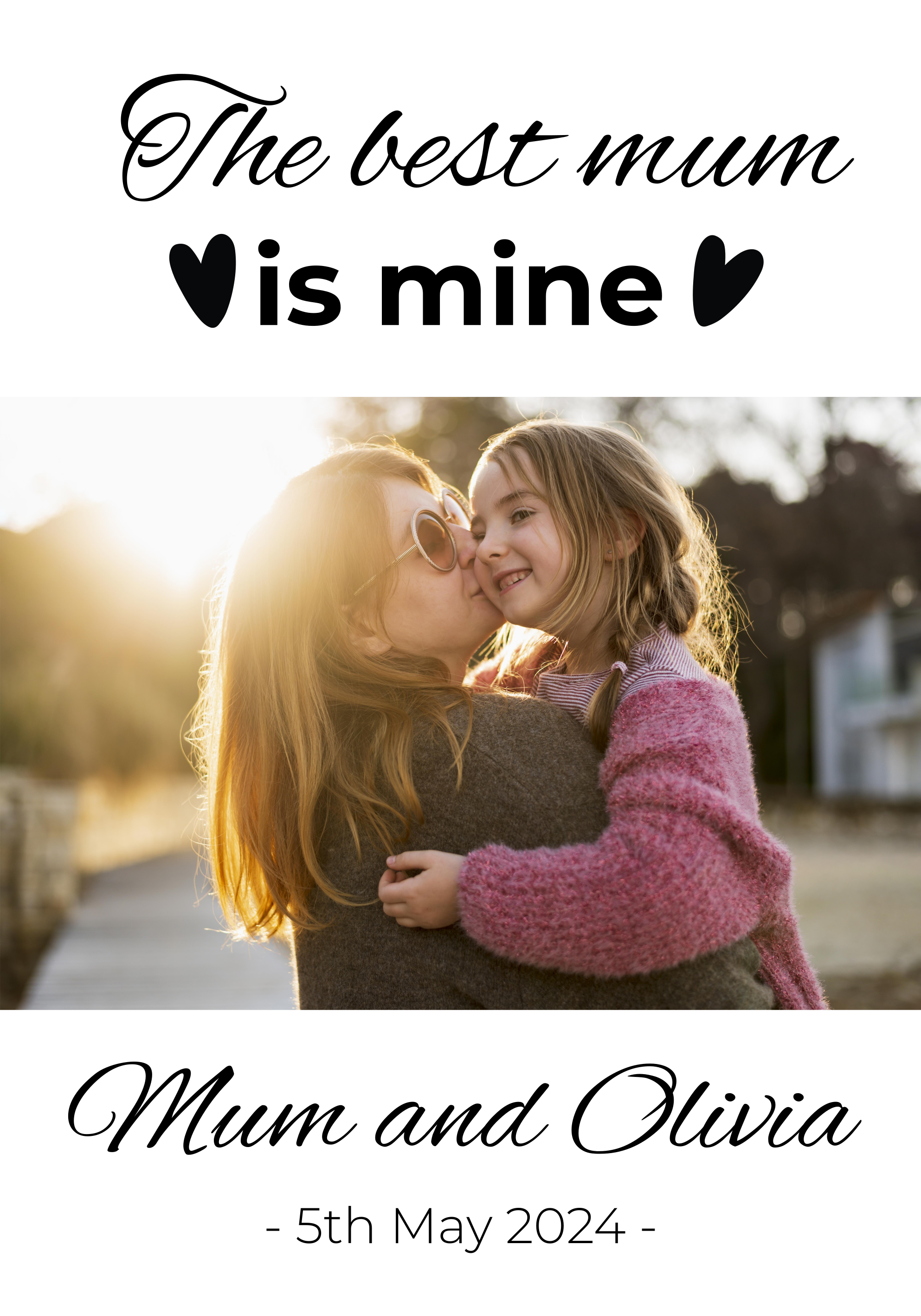 Den bedste mor plakat stue - TenStickers