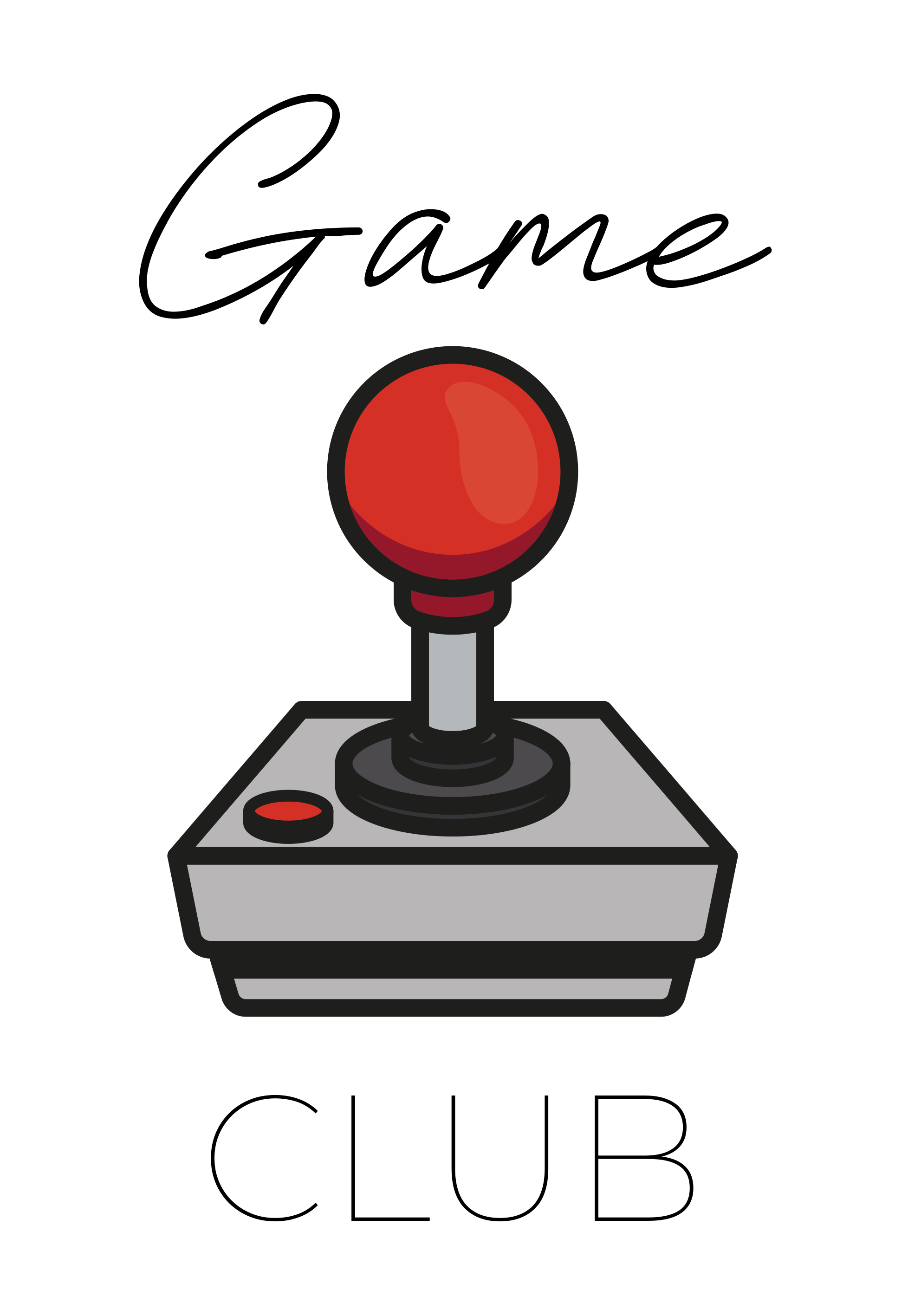 Game club video game poster