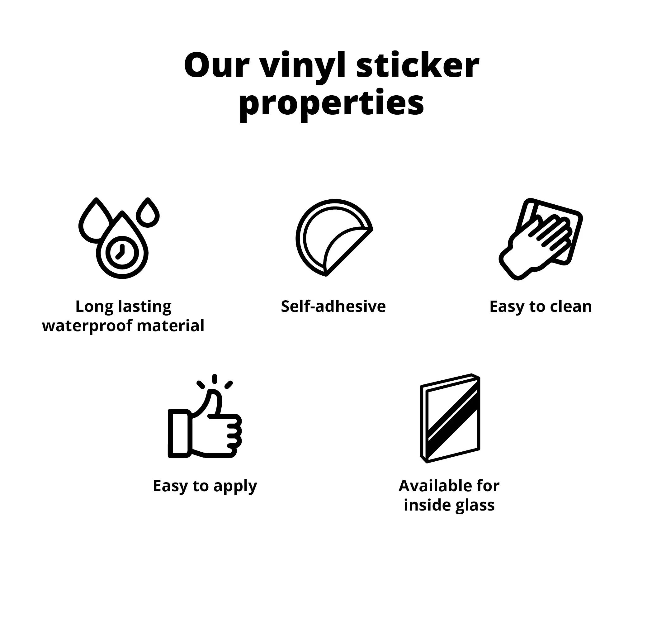 Buy Customizable Window Decal / Your Company Name or Logo Storefront Vinyl  Sticker Window Door Lettering Online in India 