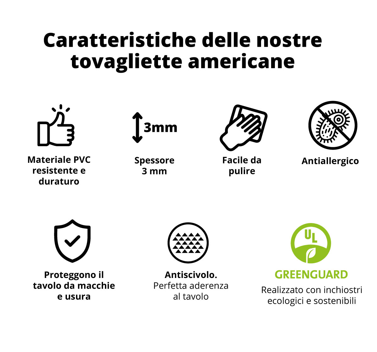 Tovagliette Mandala Set Di 4 - Tovagliette In Lino Impermeabili Antiscivolo 45x32 Cm - Foto 5