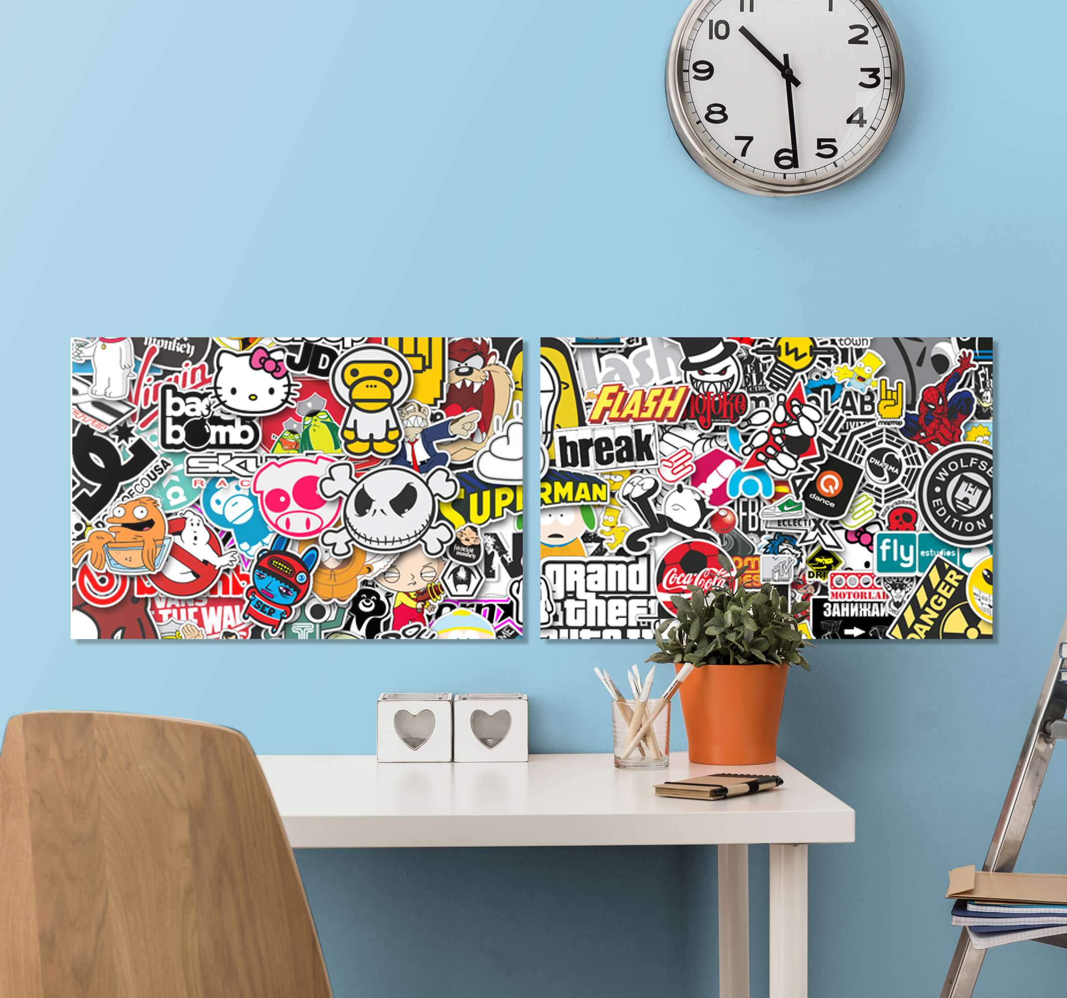 Quadro Decorativo moderno Bomba impressão tela TenStickers. Quadro Decorativo moderno Bomba impressão tela. Esta tela vai se encaixar perfeitamente com qualquer decoração do seu quarto. Vai impressionar sua família e amigos! Peça agora! Entrega ao domicílio!