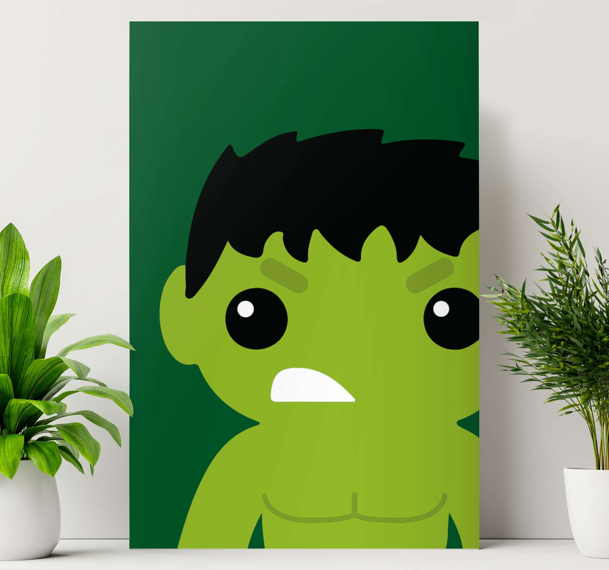 Superhéroes Hulk infantil superhero framed wall art - TenStickers