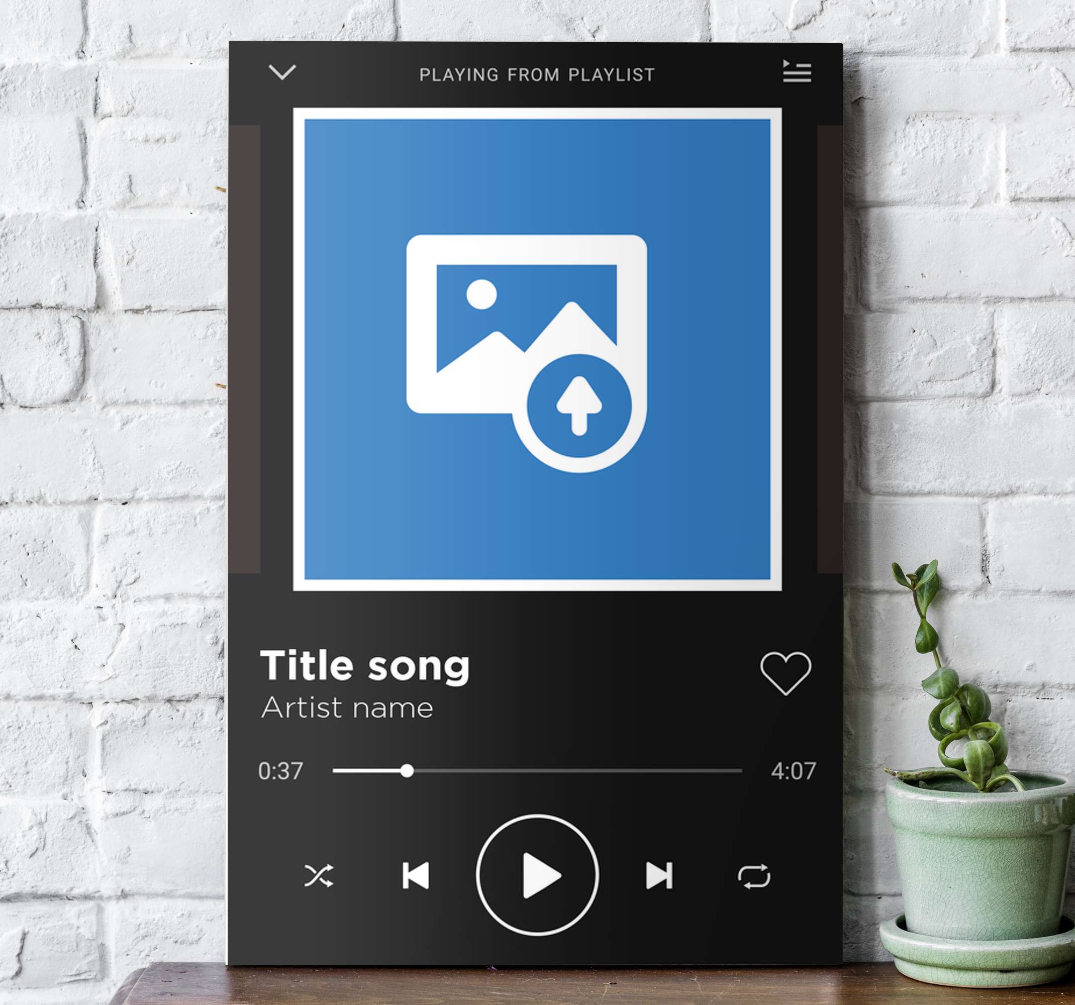 Canvas Spotify - Personalizzato con la tua canzone! – Fado Store