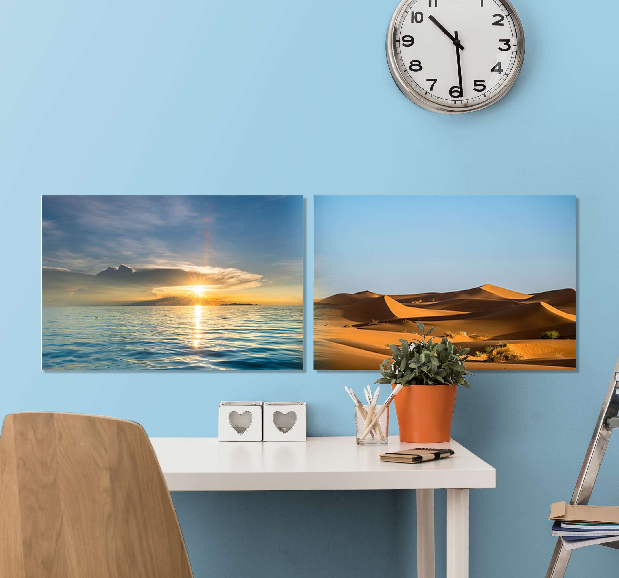 opposite landscapes canvas wall art tenstickers opposite landscapes canvas wall