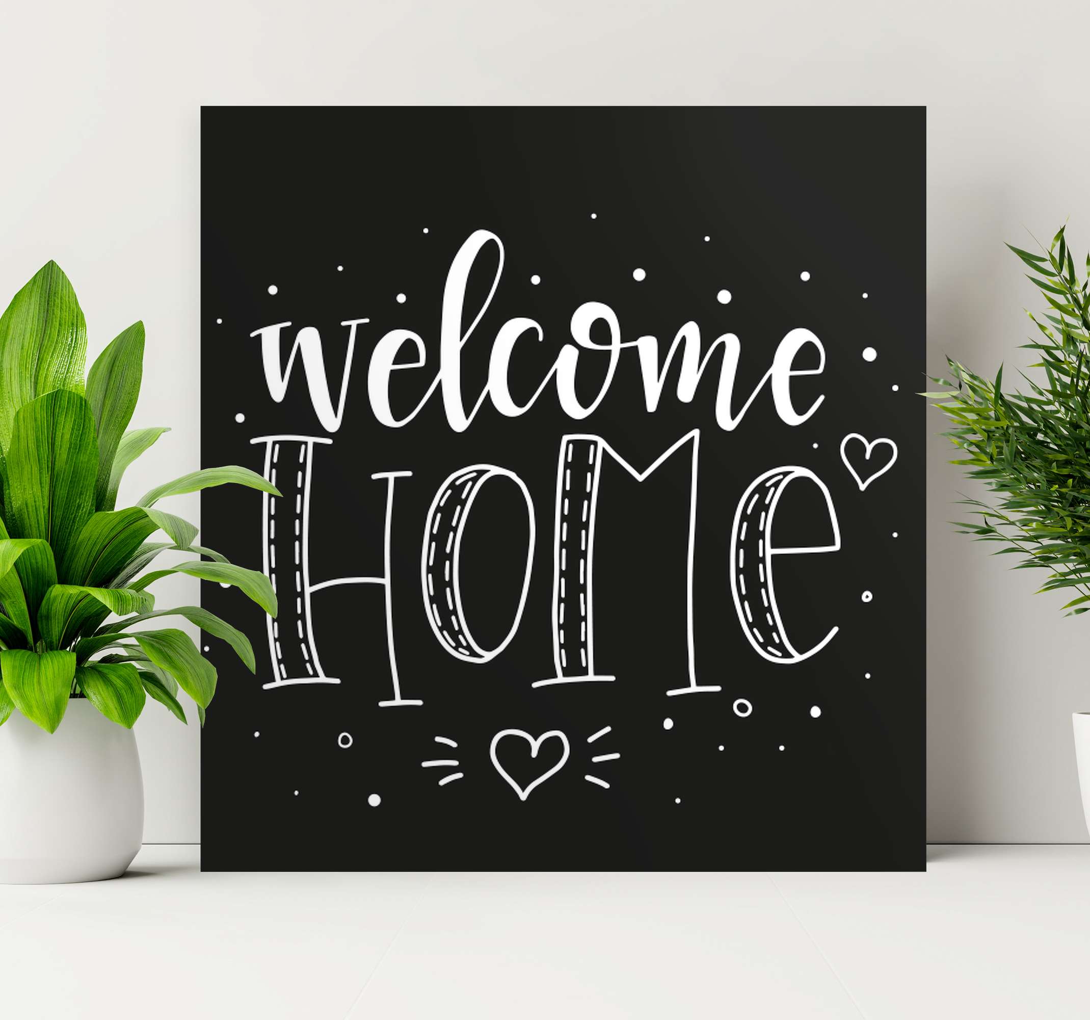 Welcome home hall canvas prints - TenStickers