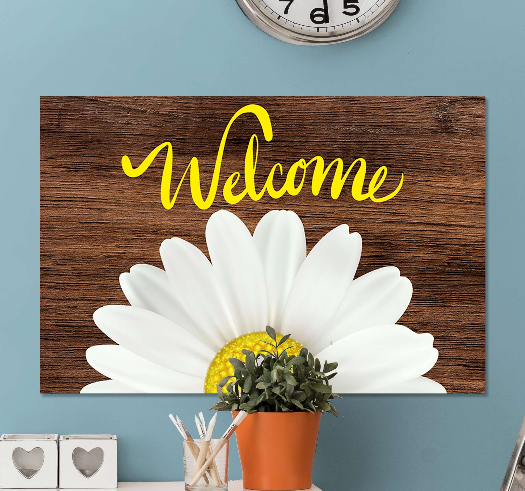 Welcome home hall canvas prints - TenStickers