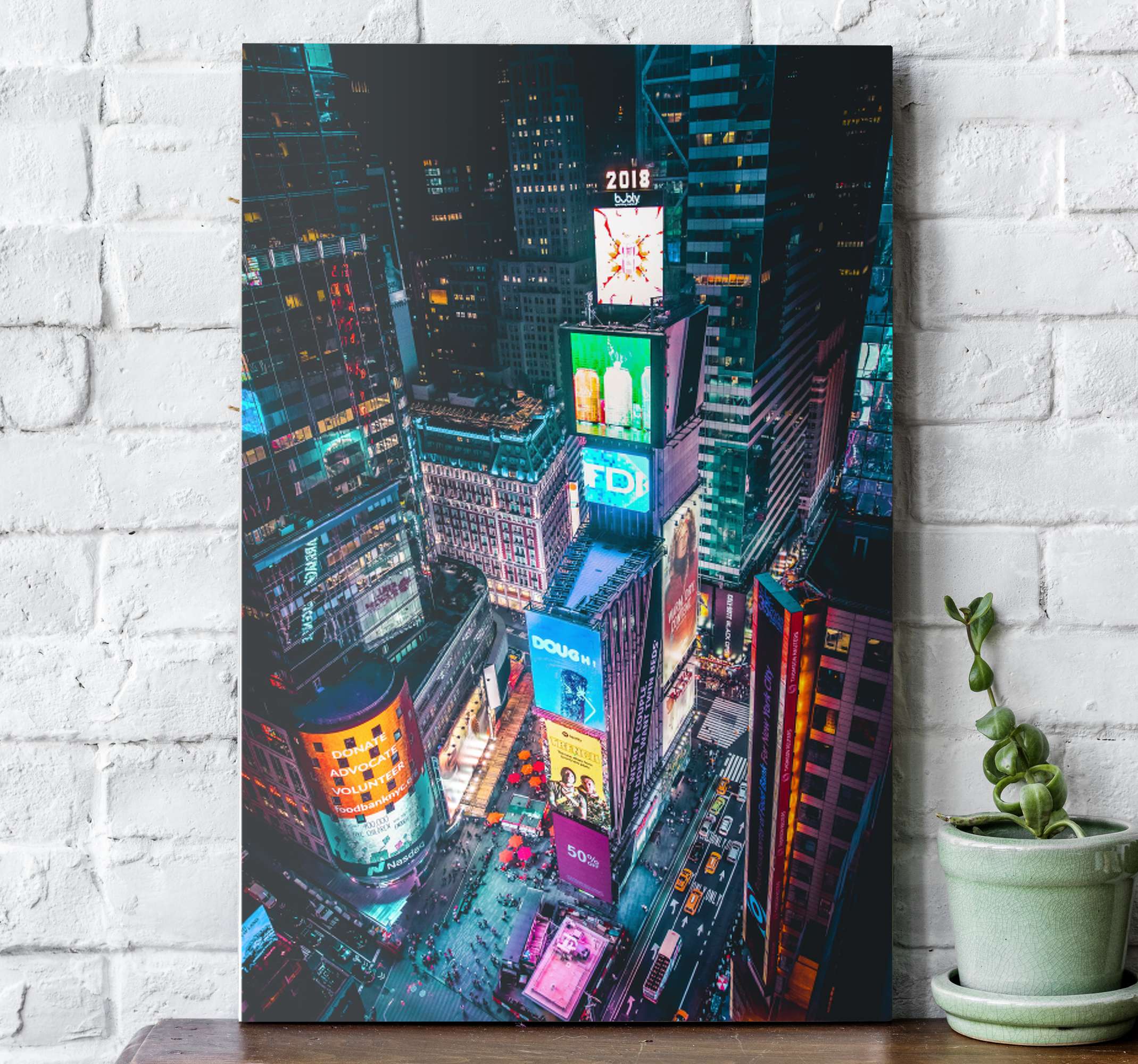 Time square New York City skyline prints - TenStickers