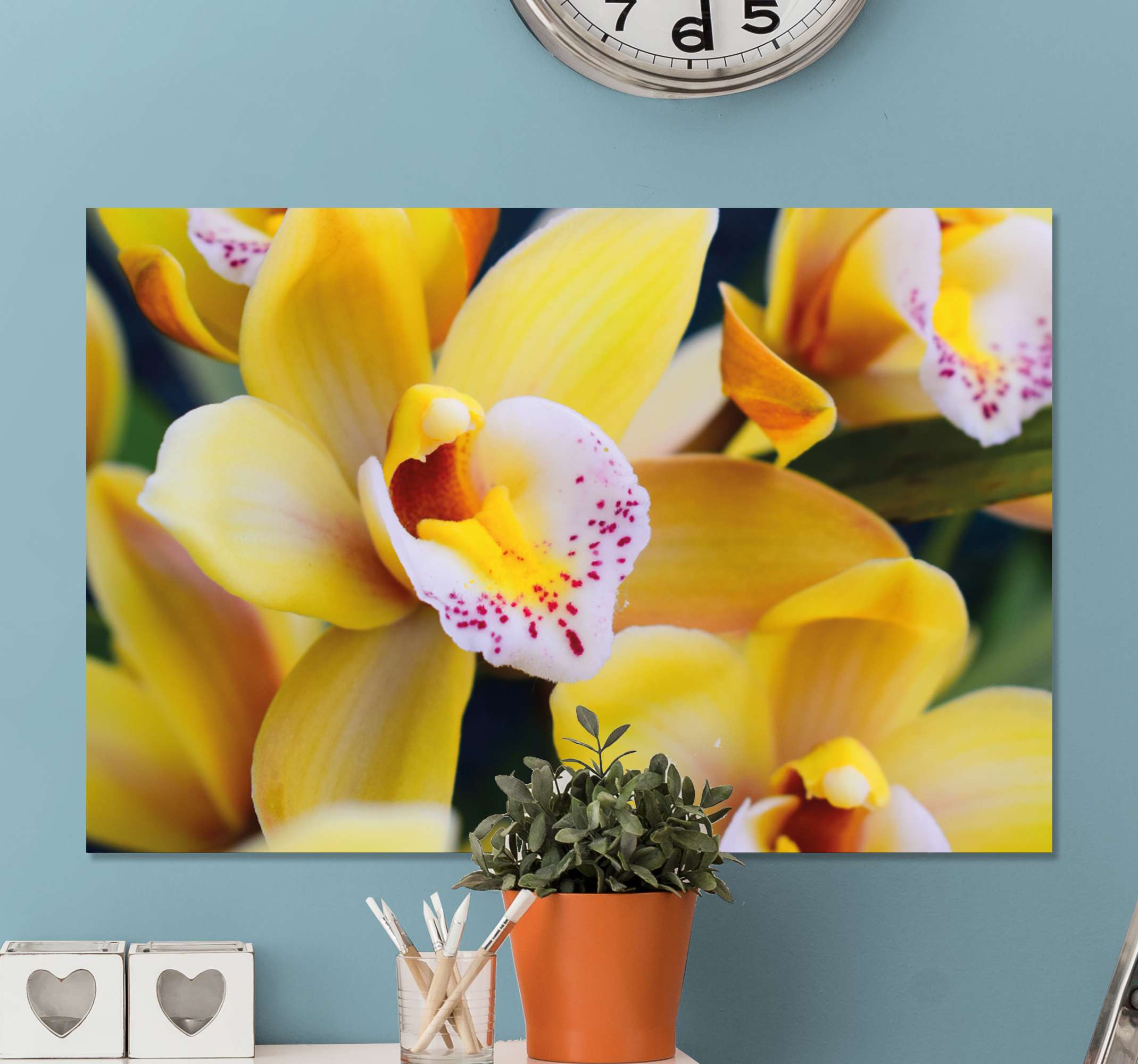 Cuadro flores Flor de la orquídea de la naturaleza - TenVinilo
