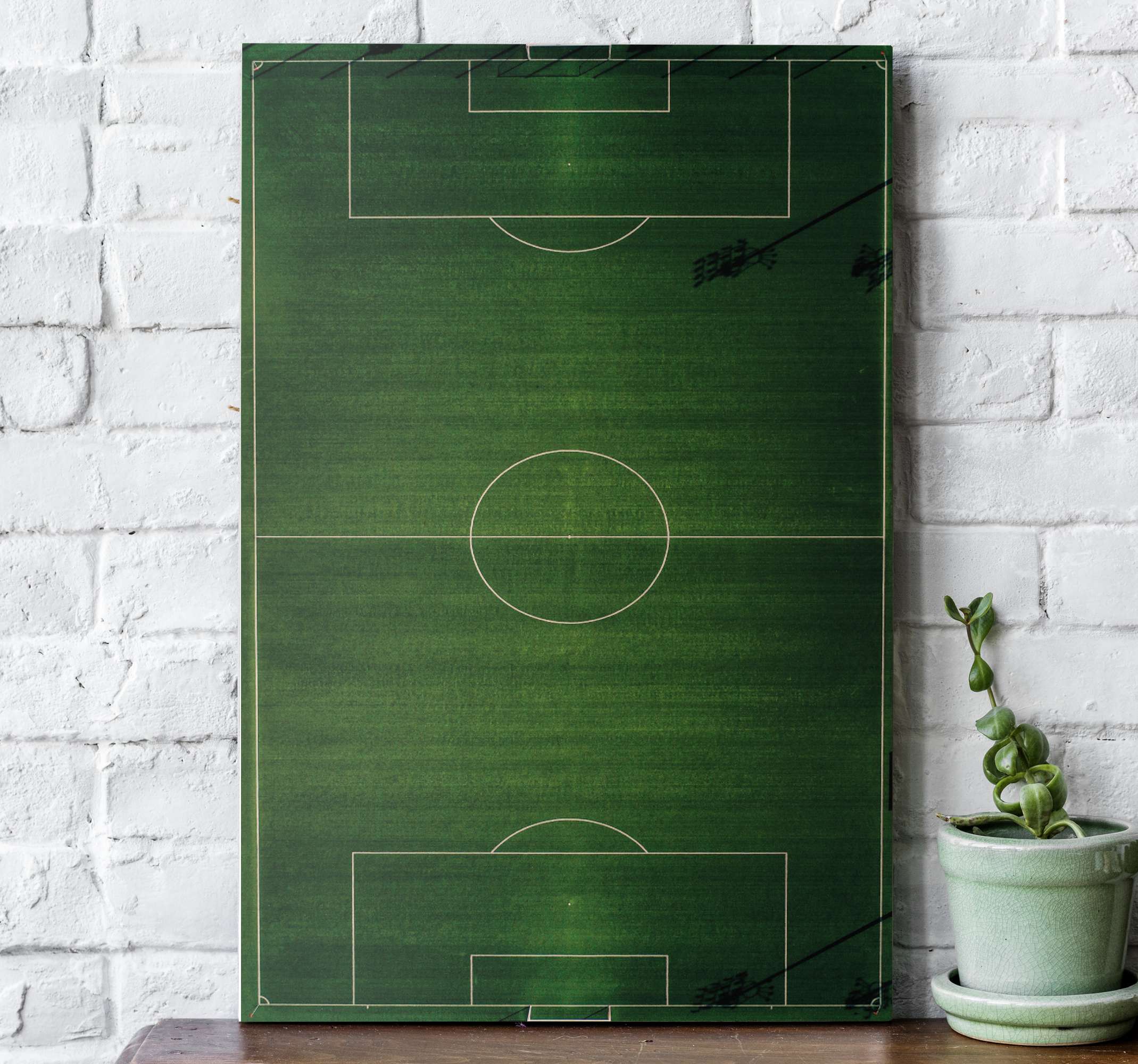 Quadro jogador de futebol decoracao para sala e quarto