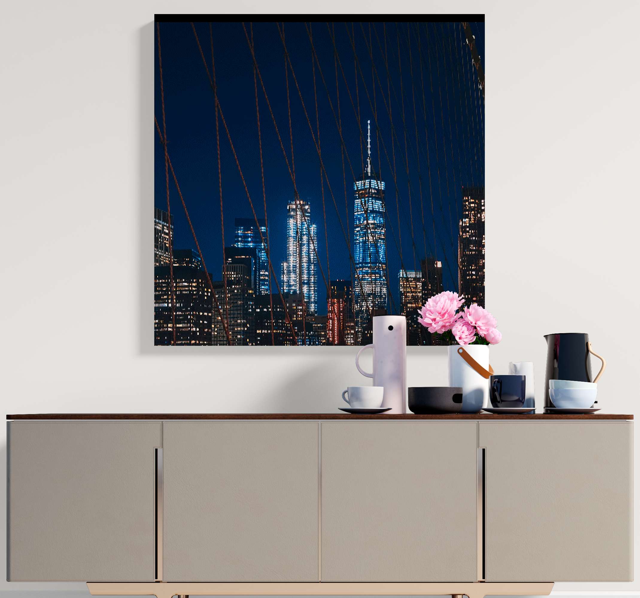 New york city landscape skyline prints TenStickers