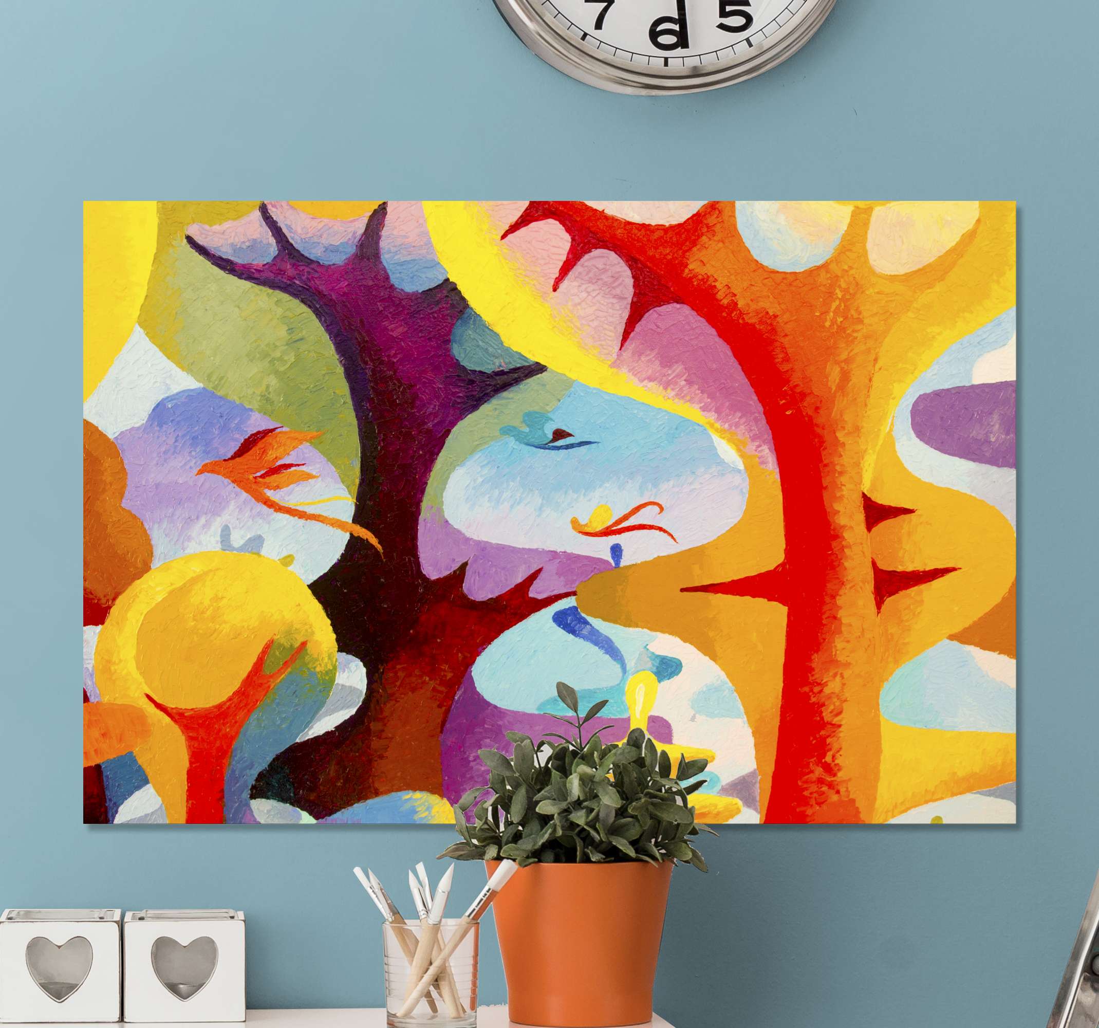 Artistic Office wall prints TenStickers