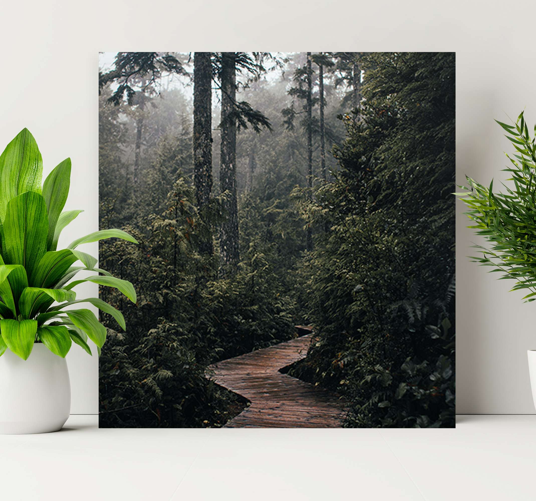 animê cenário do uma caminho através uma floresta com flores e