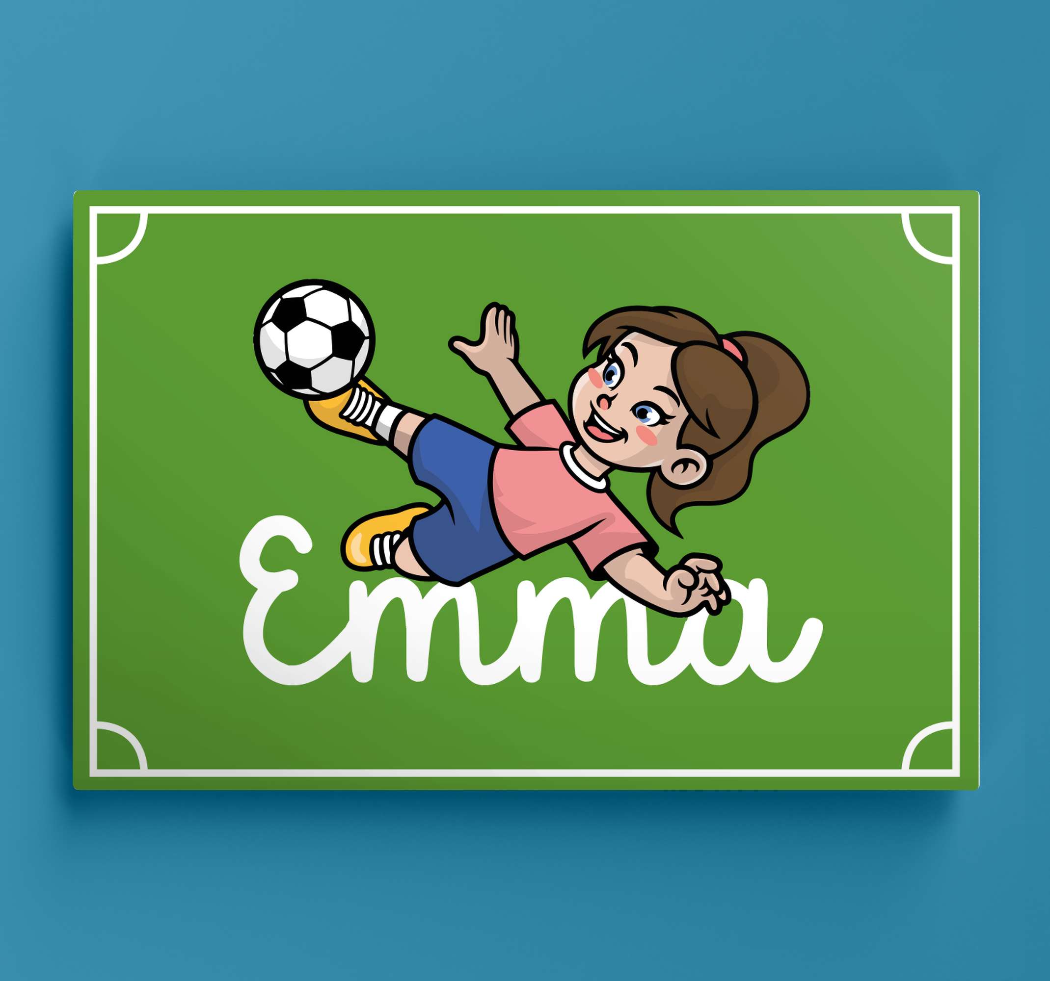 Sticker prénom personnalisable football graffiti – Stickers