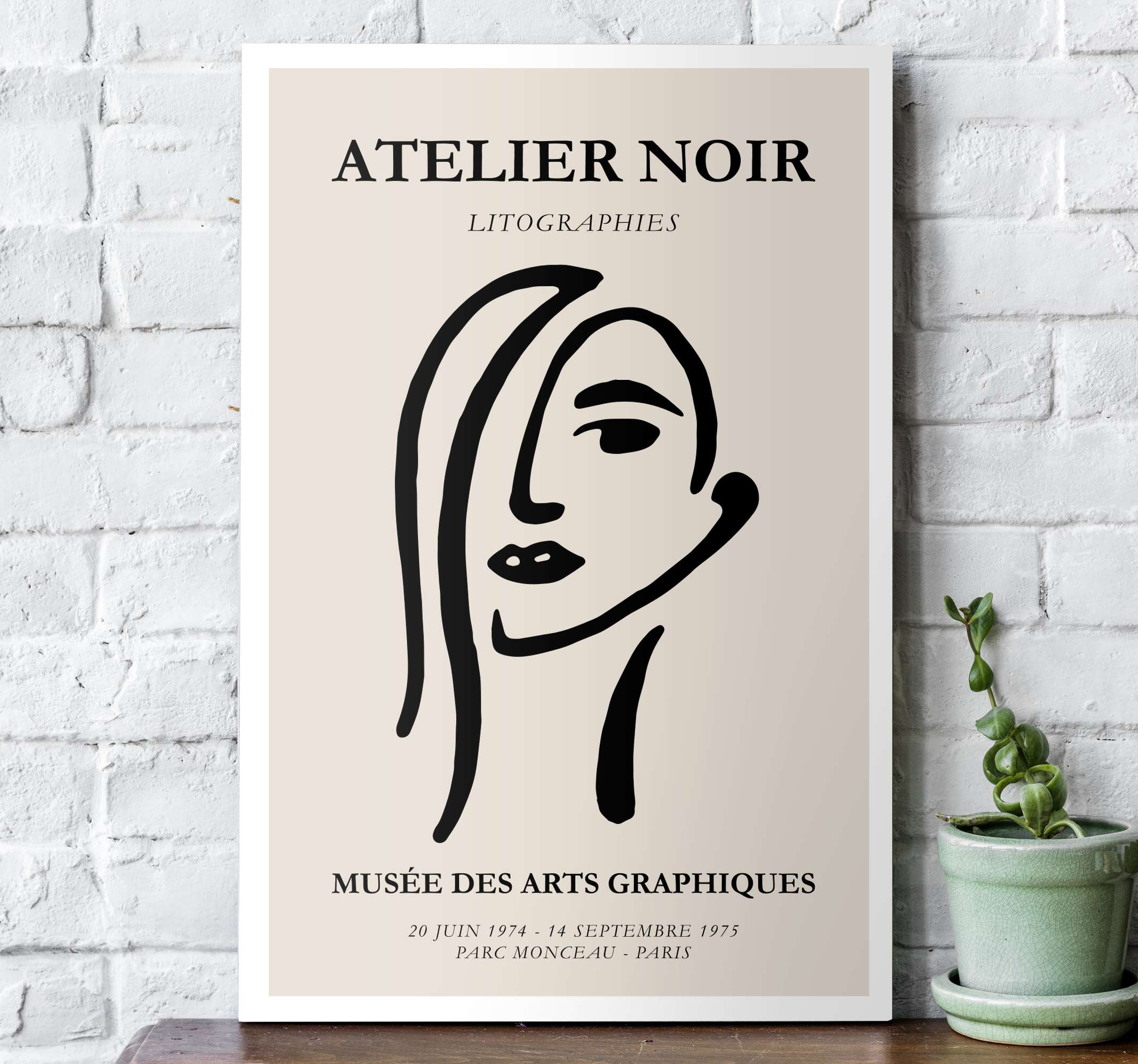 Atelier noir canvas art prints TenStickers