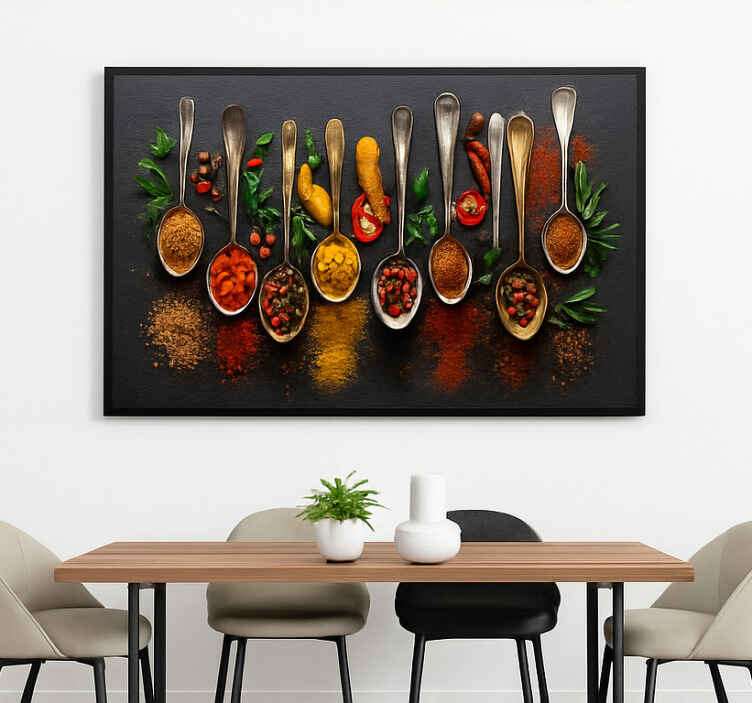 Modern spices kitchen prints - TenStickers