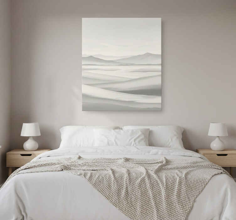 "cloud dancer" landscape canvas - TenStickers