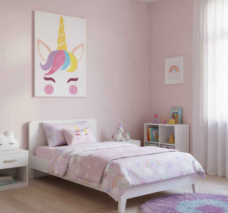 Tableau licorne set licorne (iphone) - TenStickers