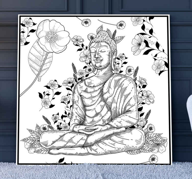 Pencil Sketch Of Buddha Ji | DesiPainters.com
