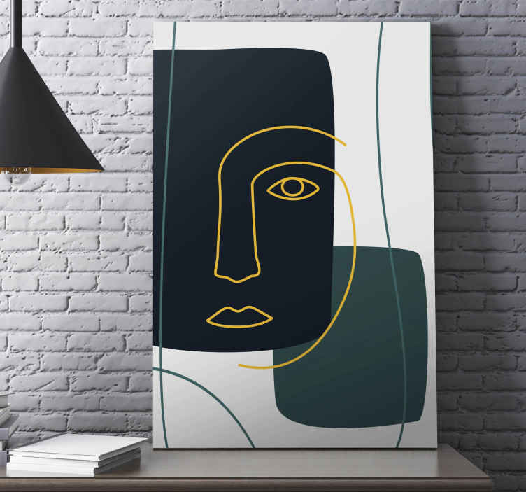 Abstract office canvas art - TenStickers