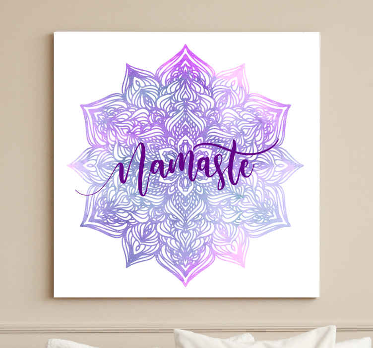 Mandala colorful with print wall art