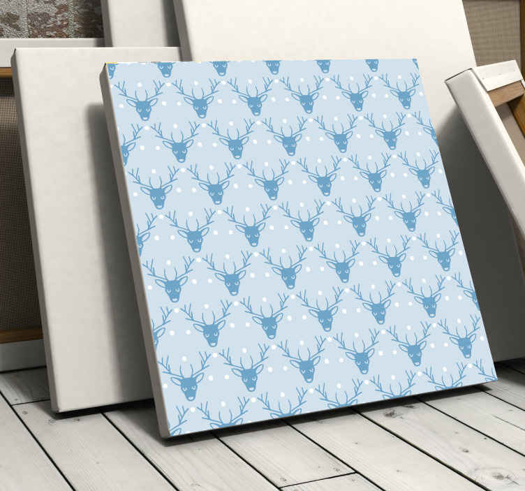 Tableau cerfs motif cerf d'hiver - TenStickers