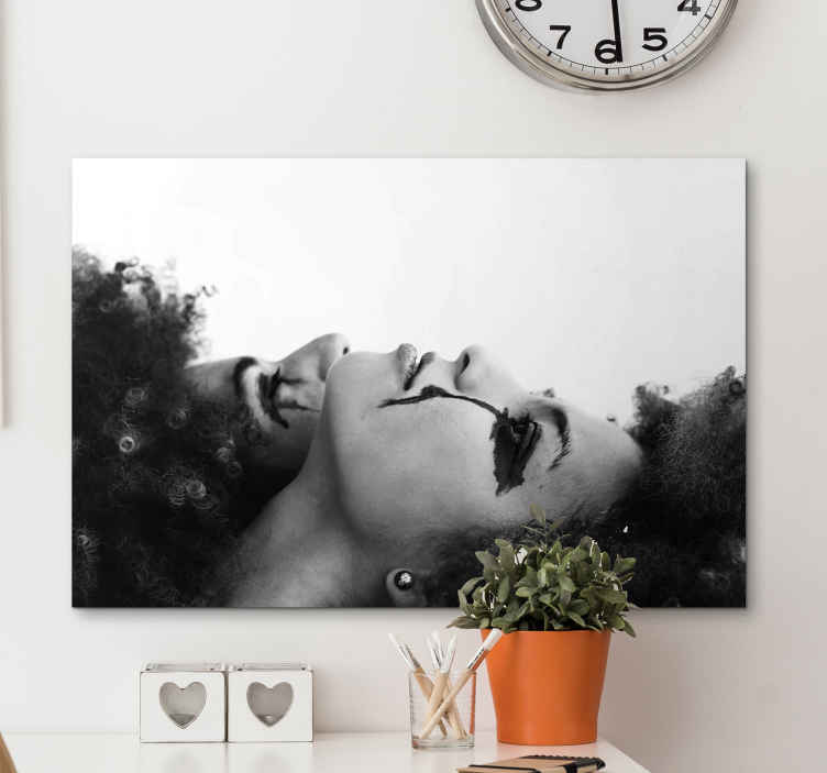 Maitoa ja kahvia taide canvas - Tenstickers