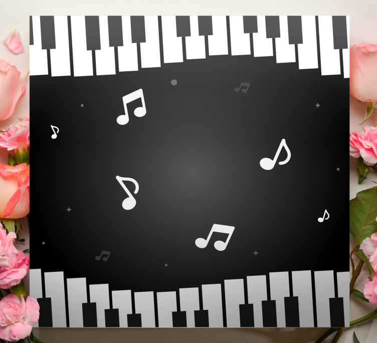 Quadro musicale Musica per pianoforte TenStickers