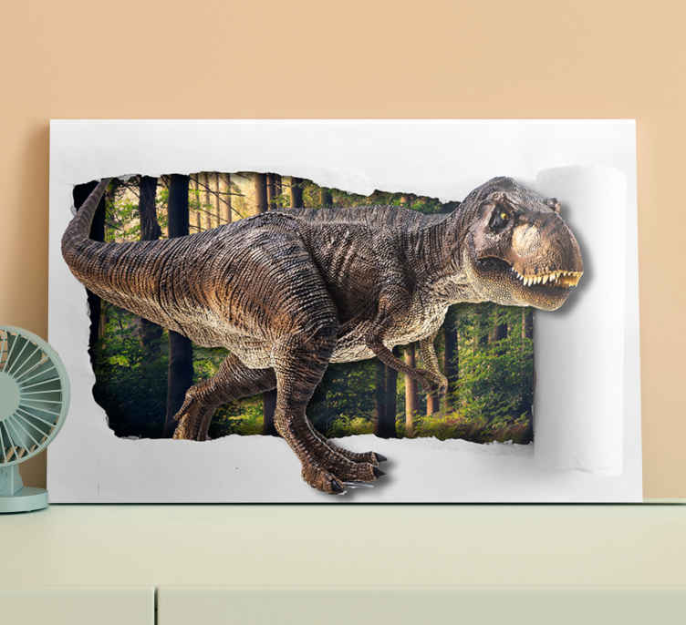 恐竜の看板　部屋の装飾カード　ティラノサウルスレックス - 2