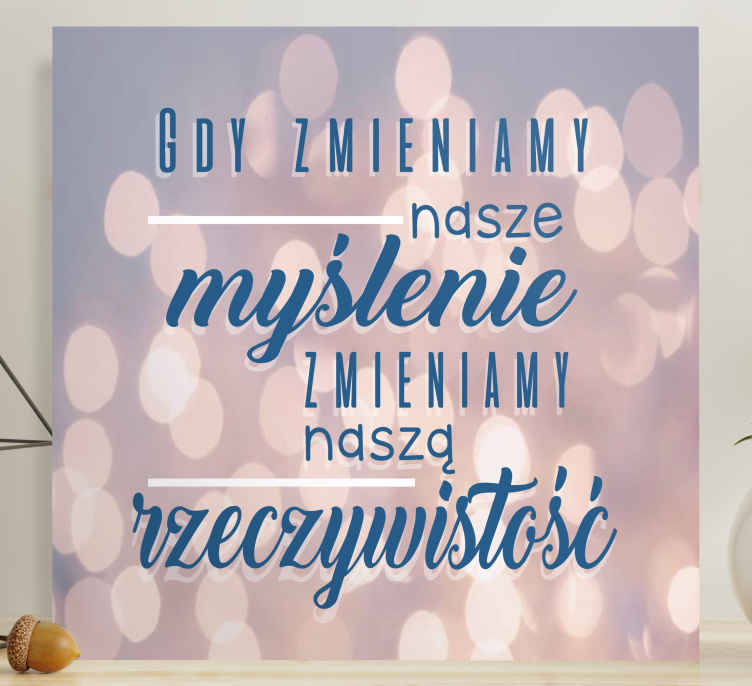 Obraz Motywacyjny cytat o życiu - TenStickers