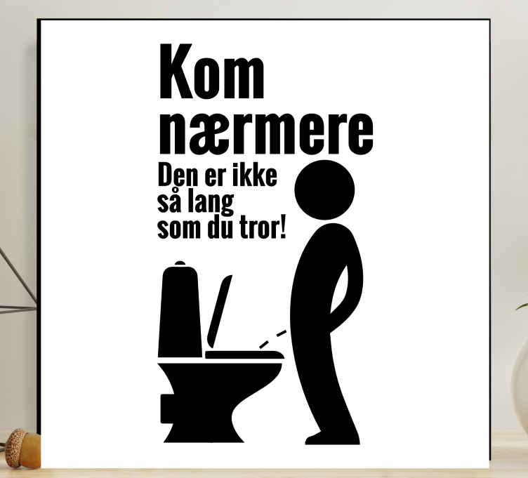 Kom morsommere nærmere lerretsbilde motivasjon - Tenstickers