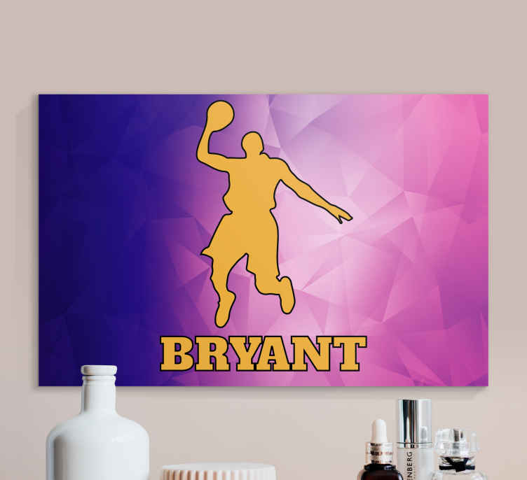 Tableau sports athlète de basketball dynamique - TenStickers