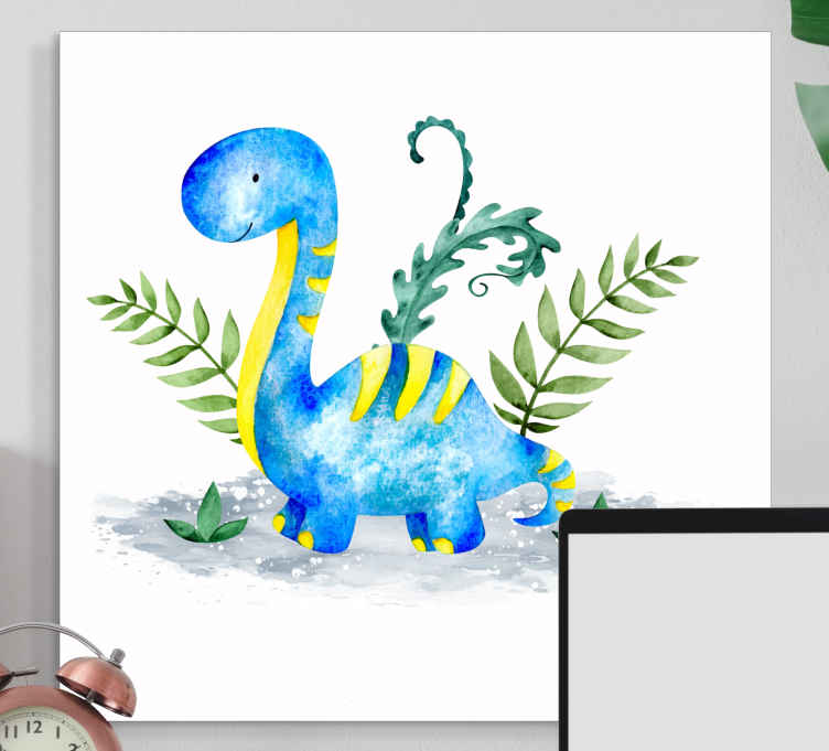 Tela de Pintura Personalizada Dinossauro