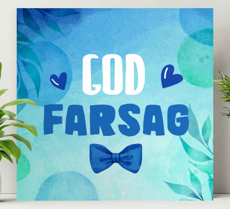 Bobler Lerretsbilde farsdag - Tenstickers