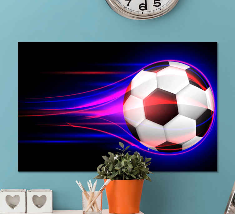 Quadro para lar Bola de fogo multicolor - TenStickers
