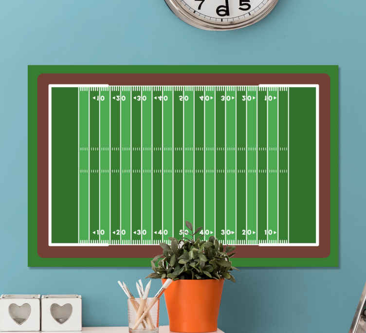 Quadri sportivi schema di campo da calcio - TenStickers