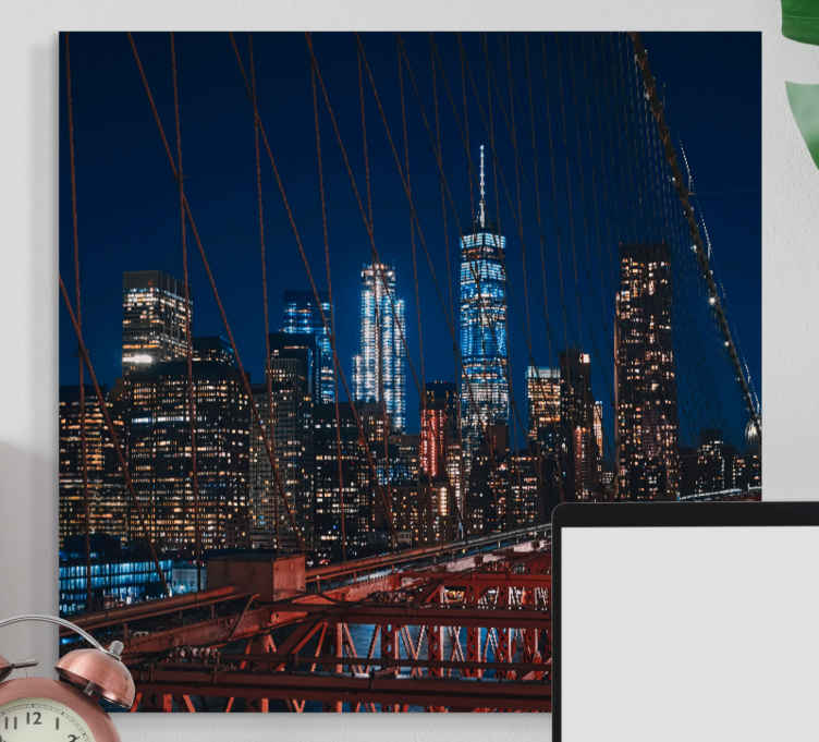 New york city landscape skyline prints TenStickers