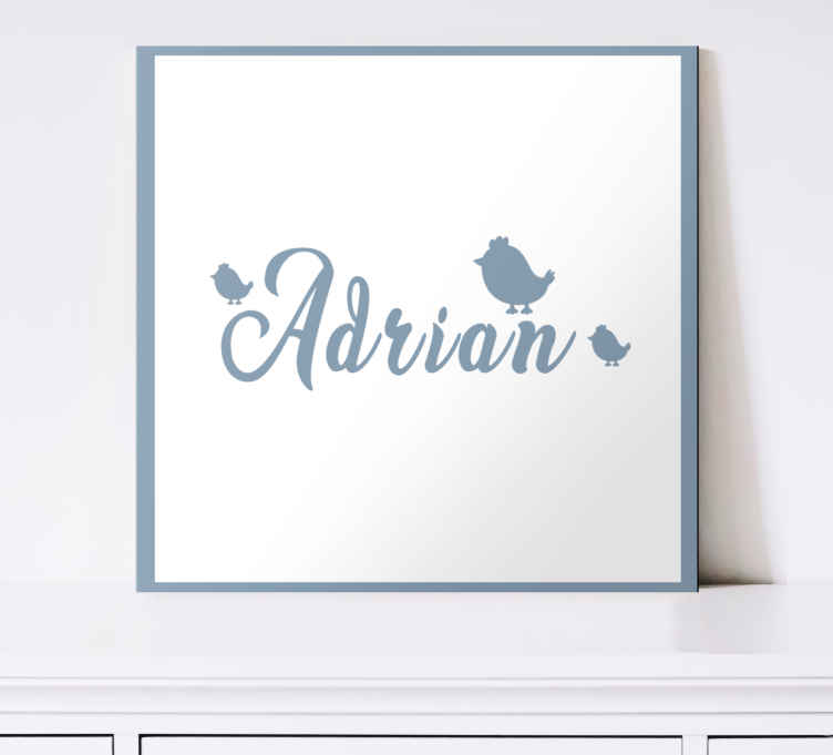 Abc canvas wall art customized name art print - TenStickers