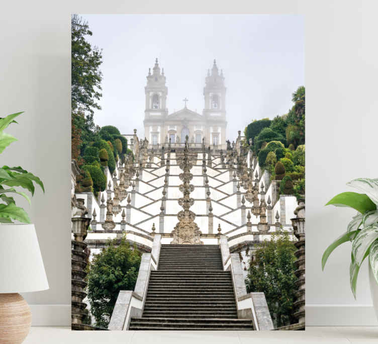 Quadro de paisage Braga escadório de bom jesus - TenStickers